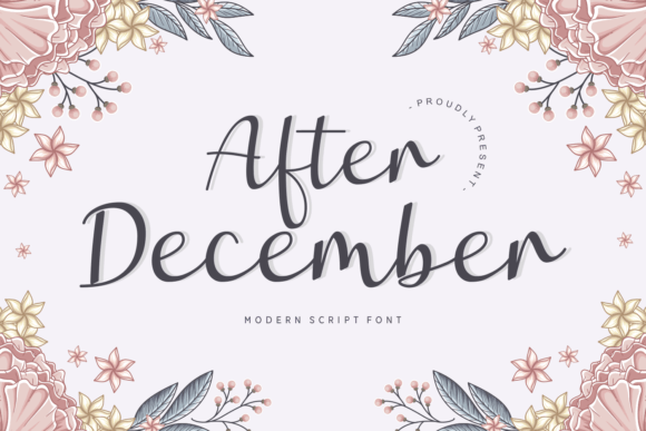 After December: A Refined Script Font for Editorial Design