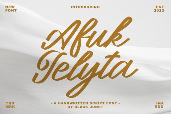 Afuk Jelyta Typeface Review for Handmade Branding