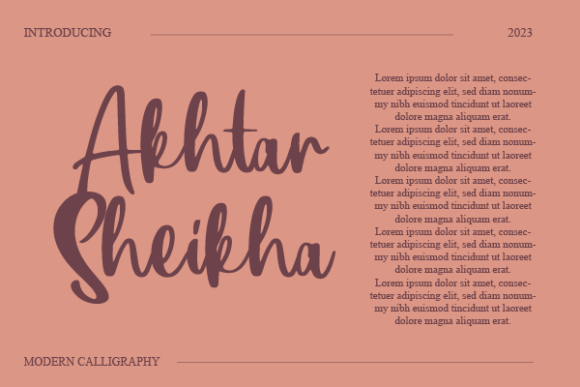 Akhtar Sheikha: The Handwritten Typeface for Campaign Clarity