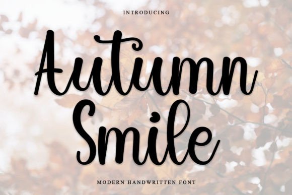 Autumn Smile: The Perfect Typeface for Cozy Editorial Design