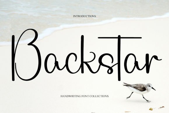Backstar Typeface Review: A Flowing Handwritten Font for Editorial Design