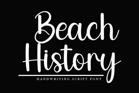 Beach History Typeface: Elevating Brand Identity with Handwritten Elegance