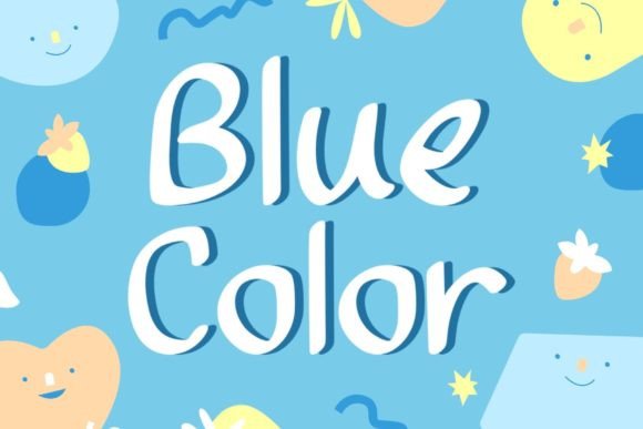 Blue Color Font: A Designer's Journey with This Refreshing Typeface