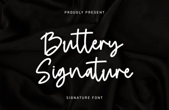 Buttery Signature: The Handwritten Typeface for Authentic Branding