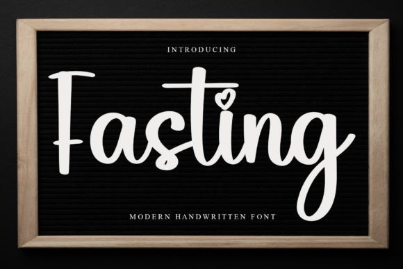 Fasting: The Elegant Handwritten Font for Your Next Craft Project