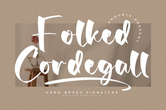 Folked Cordegall: Elevating Editorial Design with a Timeless Script Typeface