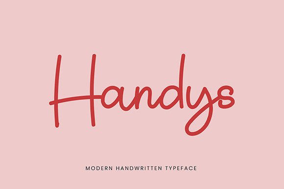 Handys: The Handwritten Typeface That Elevates Digital Branding