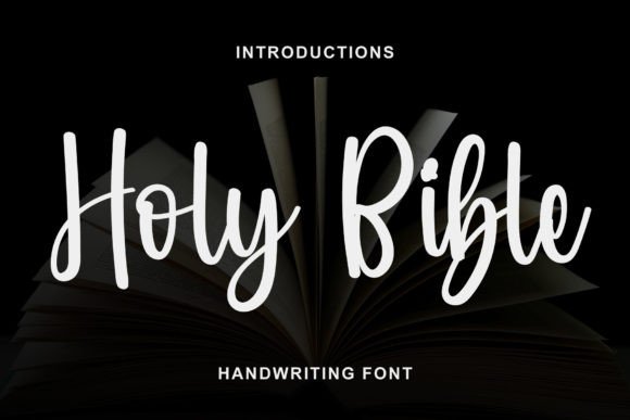 Holy Bible: The Elegant Script Font for Modern Web Design