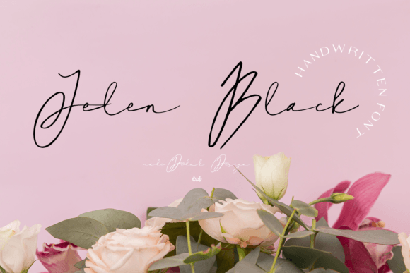 Jelen Black: The Handwritten Typeface for Polished Branding