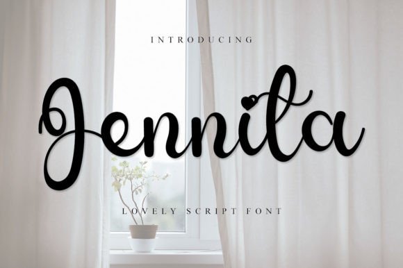 Jennita: A Fresh Script Font for Modern Brand Identity
