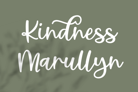 Kindness Marullyn: The Script Typeface That Elevates Your Brand Identity