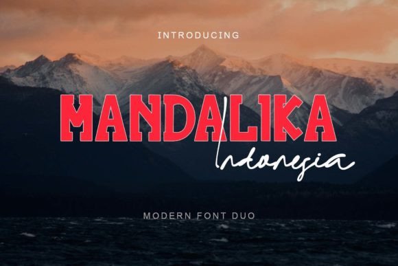 Mandalika Indonesia: The Elegant Typeface for Modern Brand Identity
