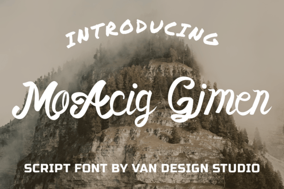 Moacig Gimen: A Handwritten Typeface for Editorial Impact