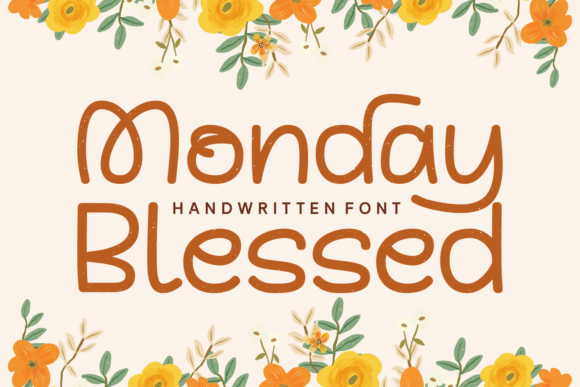 Monday Blessed: A Premium Script Font for Elegant Brand Identity