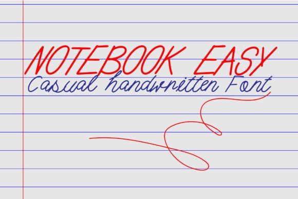 Notebook Easy: A Delicate Typeface for Handmade Branding