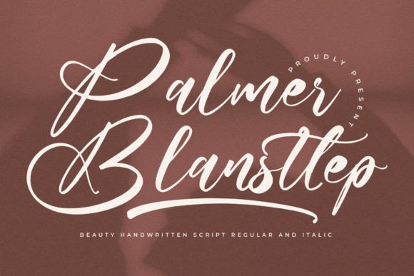 Palmer Blansttep: The Elegant Script Font for Handmade Brands