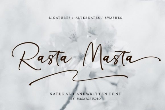 Rasta Masta: The Elegant Handwritten Typeface for Handmade Brands