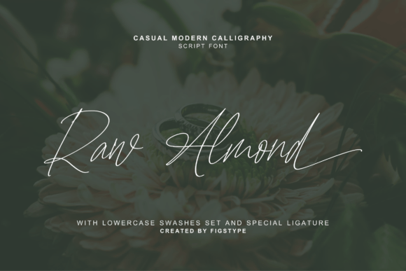Raw Almond: A Fluid Script Font for Elegant Brand Identities