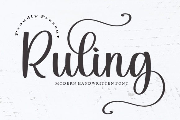 Ruling: The Elegant Handwritten Typeface for Modern Campaigns