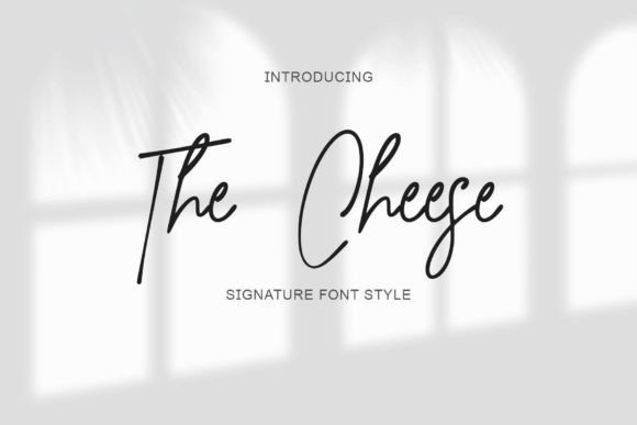 The Cheese: The Elegant Typeface for Handmade Branding
