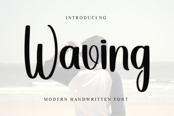 Waving: The Handwritten Typeface for Modern Editorial Design